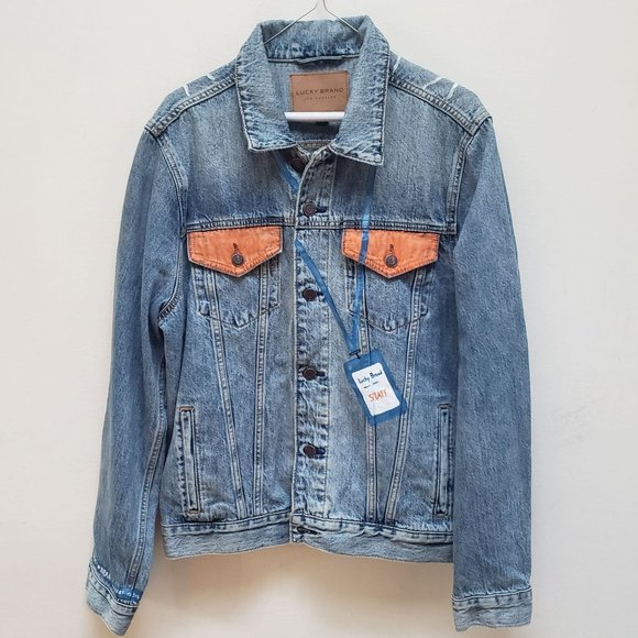 Wren + Glory x Lucky Brand One-of-a-Kind Coachella Denim Jacket! - Picture 3 of 15